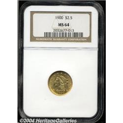 1900[$2 1/2] MS64 NGC.