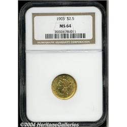 1903[$2 1/2] MS64 NGC.