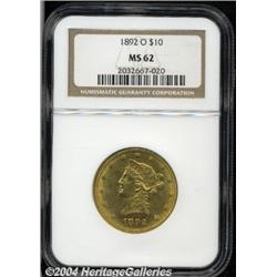 1892-O[$10] MS62 NGC.
