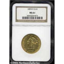 1893-O[$10] MS61 NGC.