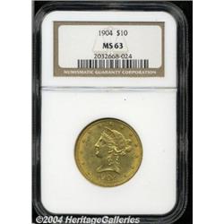 1904[$10] MS63 NGC.
