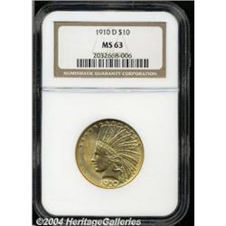 1910-D[$10] MS63 NGC.