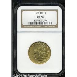 1911-D[$10] AU58 NGC.
