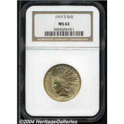 1911-S[$10] MS62 NGC.