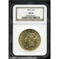 1872[$20] AU58 NGC.