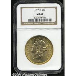 1885-S[$20] MS62 NGC.