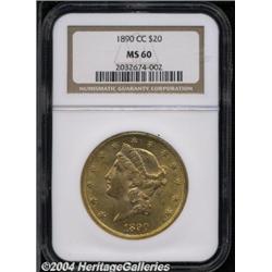 1890-CC[$20] MS60 NGC.