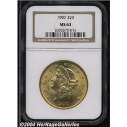 1900[$20] MS63 NGC.