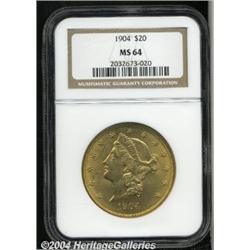 1904[$20] MS64 NGC.