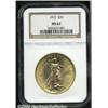 Image 1 : 1912[$20] MS62 NGC.