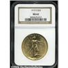 Image 1 : 1913-S[$20] MS62 NGC.