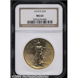 1914-D[$20] MS64 NGC.