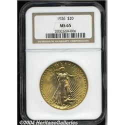 1926[$20] MS65 NGC.