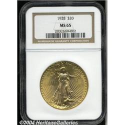 1928[$20] MS65 NGC.