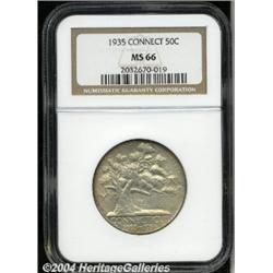 1935[50C] Connecticut MS66 NGC.