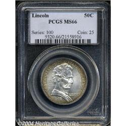 1918[50C] Lincoln MS66 PCGS.