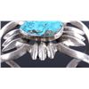 Image 11 : Navajo Sterling Silver Turquoise Cuff