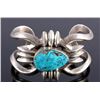 Image 3 : Navajo Sterling Silver Turquoise Cuff