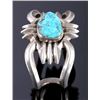 Image 8 : Navajo Sterling Silver Turquoise Cuff