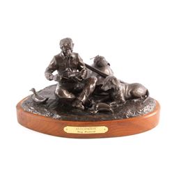 G.C. Wentworth Anticipation Bronze Sculpture