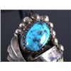 Image 9 : Navajo Sterling Silver Turquoise Claw Bolo Tie
