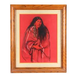 Original Nancy McLaughlin Pastel Portrait