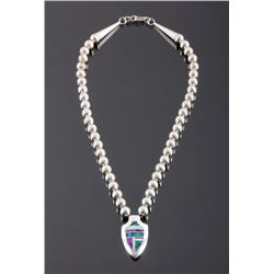David Rosales Navajo Sterling Silver Necklace