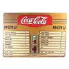 Image 1 : Vintage Coca-Cola Wooden Menu Board c. 1930's