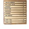 Image 5 : Vintage Coca-Cola Wooden Menu Board c. 1930's