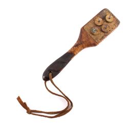 Plains Indian Carved Burl Dance Rattle c. 1900-
