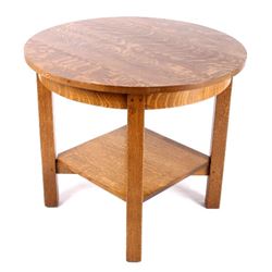 Ridenour Furniture Quarter Sawn Oak Center Table