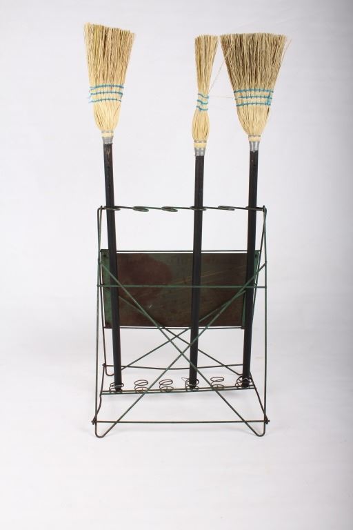 Rare Meadow Gold Brooms Deshler Broom Factory Rack