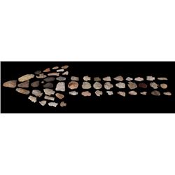 Ancient Montana Arrowhead Artifact Collection