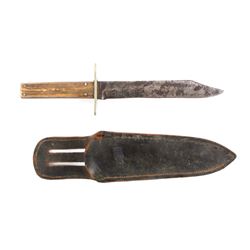 Antique Case Brothers Stag Horn Gambler's Knife