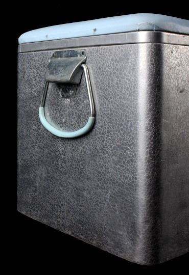 vintage aluminum pepsi cola cooler