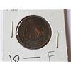 Image 2 : 1881 H Large Penny