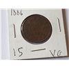 Image 1 : 1886 Large Penny