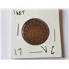 Image 1 : 1887 Large Penny