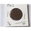 Image 1 : 1902 VF Large Penny