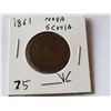Image 1 : 1861 NOVA SCOTIA PENNY