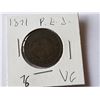 Image 1 : 1871 P.E.I. PENNY