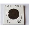 Image 1 : 1880 NEWFOUNDLAND PENNY