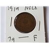 Image 1 : 1919 NEWFOUNDLAND PENNY