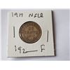 Image 1 : 1917 NEWFOUNDLAND $0.25
