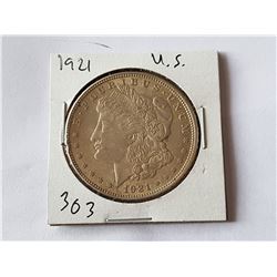 1921 US SILVER DOLLAR