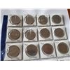 Image 2 : PAGE OF 12 DOOLAR COINS & 8 $0.50