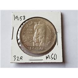 1958 SILVER DOLLAR