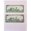 Image 2 : 2-UNC 1967 One Dollar Bills