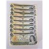 Image 1 : 8- 1973 Replacement One Dollar Bills