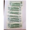 Image 2 : 8- 1973 Replacement One Dollar Bills